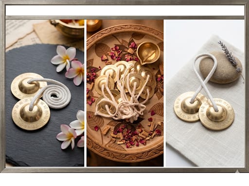 Premium Manjeera – Traditional Indian Hand Cymbals for Bhajan, Kirtan & Meditation - Image 2